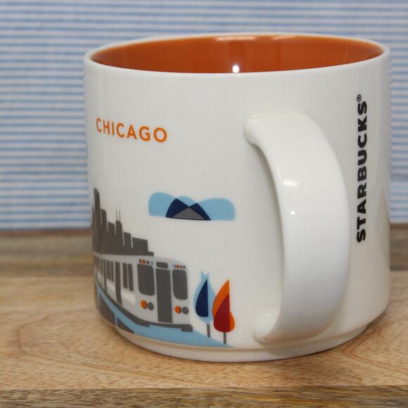 CHICAGO Starbucks Coffee Mug YOU ARE HERE Collection 2015 14oz - Picture 5 of 8